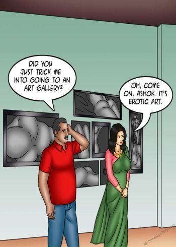 Cover of Savita Bhabhi 147 - The Artist's Muse 2